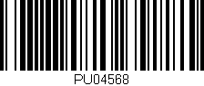 Código de barras (EAN, GTIN, SKU, ISBN): 'PU04568'