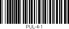 Código de barras (EAN, GTIN, SKU, ISBN): 'PUL-4-1'