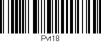 Código de barras (EAN, GTIN, SKU, ISBN): 'Pvt18'
