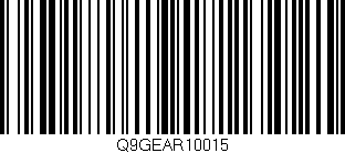 Código de barras (EAN, GTIN, SKU, ISBN): 'Q9GEAR10015'