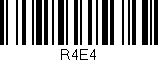 Código de barras (EAN, GTIN, SKU, ISBN): 'R4E4'