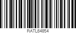 Código de barras (EAN, GTIN, SKU, ISBN): 'RATL64854'
