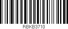 Código de barras (EAN, GTIN, SKU, ISBN): 'RBKB3710'