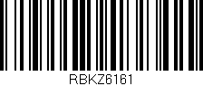 Código de barras (EAN, GTIN, SKU, ISBN): 'RBKZ6161'