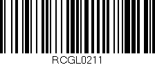 Código de barras (EAN, GTIN, SKU, ISBN): 'RCGL0211'