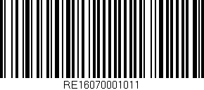 Código de barras (EAN, GTIN, SKU, ISBN): 'RE16070001011'