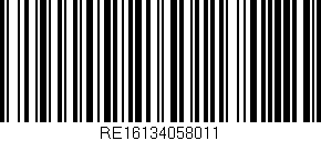 Código de barras (EAN, GTIN, SKU, ISBN): 'RE16134058011'