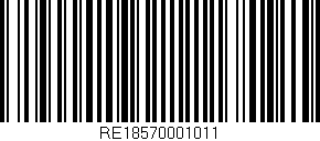 Código de barras (EAN, GTIN, SKU, ISBN): 'RE18570001011'