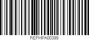 Código de barras (EAN, GTIN, SKU, ISBN): 'REFHPA00399'