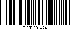 Código de barras (EAN, GTIN, SKU, ISBN): 'RGT-001424'
