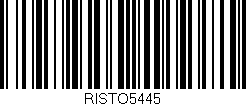 Código de barras (EAN, GTIN, SKU, ISBN): 'RISTO5445'