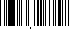 Código de barras (EAN, GTIN, SKU, ISBN): 'RMCAG001'