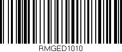Código de barras (EAN, GTIN, SKU, ISBN): 'RMGED1010'