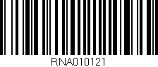 Código de barras (EAN, GTIN, SKU, ISBN): 'RNA010121'