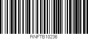 Código de barras (EAN, GTIN, SKU, ISBN): 'RNFTB10236'