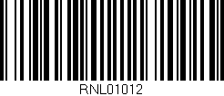 Código de barras (EAN, GTIN, SKU, ISBN): 'RNL01012'