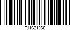 Código de barras (EAN, GTIN, SKU, ISBN): 'RNS21368'