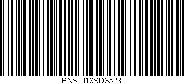 Código de barras (EAN, GTIN, SKU, ISBN): 'RNSL01SSDSA23'
