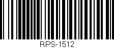 Código de barras (EAN, GTIN, SKU, ISBN): 'RPS-1512'