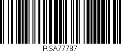 Código de barras (EAN, GTIN, SKU, ISBN): 'RSA77787'