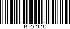 Código de barras (EAN, GTIN, SKU, ISBN): 'RTO-1019'