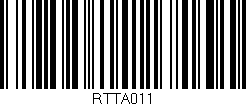 Código de barras (EAN, GTIN, SKU, ISBN): 'RTTA011'