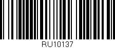 Código de barras (EAN, GTIN, SKU, ISBN): 'RU10137'