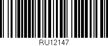 Código de barras (EAN, GTIN, SKU, ISBN): 'RU12147'