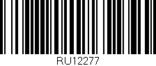 Código de barras (EAN, GTIN, SKU, ISBN): 'RU12277'