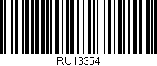 Código de barras (EAN, GTIN, SKU, ISBN): 'RU13354'