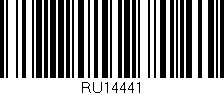 Código de barras (EAN, GTIN, SKU, ISBN): 'RU14441'