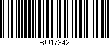 Código de barras (EAN, GTIN, SKU, ISBN): 'RU17342'