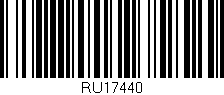 Código de barras (EAN, GTIN, SKU, ISBN): 'RU17440'