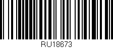 Código de barras (EAN, GTIN, SKU, ISBN): 'RU18673'