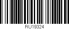 Código de barras (EAN, GTIN, SKU, ISBN): 'RU19324'