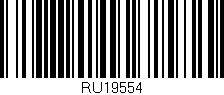 Código de barras (EAN, GTIN, SKU, ISBN): 'RU19554'