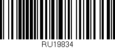 Código de barras (EAN, GTIN, SKU, ISBN): 'RU19834'