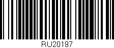 Código de barras (EAN, GTIN, SKU, ISBN): 'RU20197'