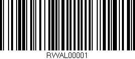 Código de barras (EAN, GTIN, SKU, ISBN): 'RWAL00001'