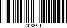 Código de barras (EAN, GTIN, SKU, ISBN): 'S8666-1'