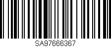 Código de barras (EAN, GTIN, SKU, ISBN): 'SA97666367'