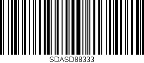 Código de barras (EAN, GTIN, SKU, ISBN): 'SDASD88333'