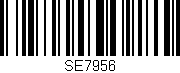 Código de barras (EAN, GTIN, SKU, ISBN): 'SE7956'