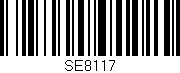 Código de barras (EAN, GTIN, SKU, ISBN): 'SE8117'