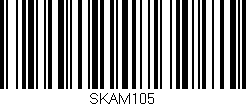 Código de barras (EAN, GTIN, SKU, ISBN): 'SKAM105'