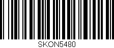 Código de barras (EAN, GTIN, SKU, ISBN): 'SKON5480'