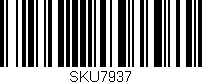 Código de barras (EAN, GTIN, SKU, ISBN): 'SKU7937'