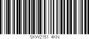 Código de barras (EAN, GTIN, SKU, ISBN): 'SKW2151/4KN'