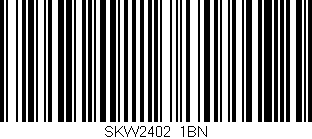 Código de barras (EAN, GTIN, SKU, ISBN): 'SKW2402/1BN'