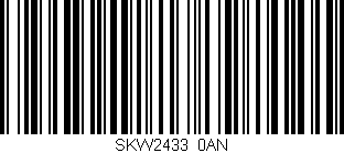 Código de barras (EAN, GTIN, SKU, ISBN): 'SKW2433/0AN'